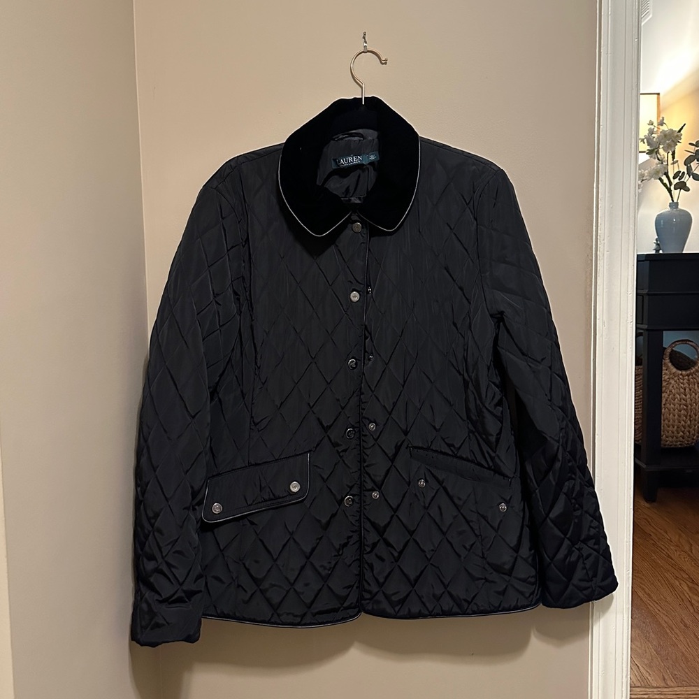 Polo by Ralph Lauren Black Quilted Jacket